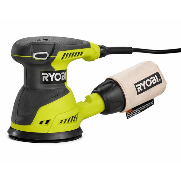 Ryobi 320W 5" Random Orbit Sander with Dust Bag