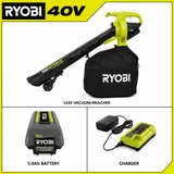 Ryobi 40V Vac Attack Leaf Vacuum/Mulcher miniatura 3