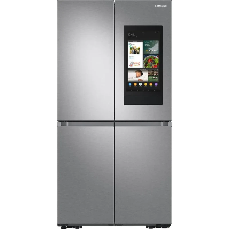 Refrigerador Samsung Family Hub 29 Pies Cúbicos 4 Puertas Pantalla Táctil Acero Inoxidable RF29A9771SR