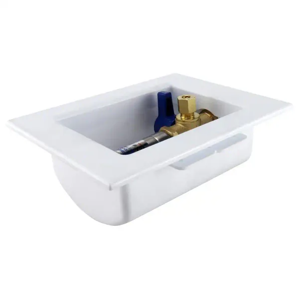 Tectite Ice Maker Outlet Box with Water Hammer Arrestor
