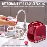 VEVOR Ice-Cold Slush Maker 32oz Red miniatura 5