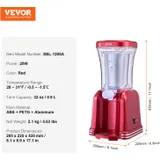 VEVOR Ice-Cold Slush Maker 32oz Red miniatura 7