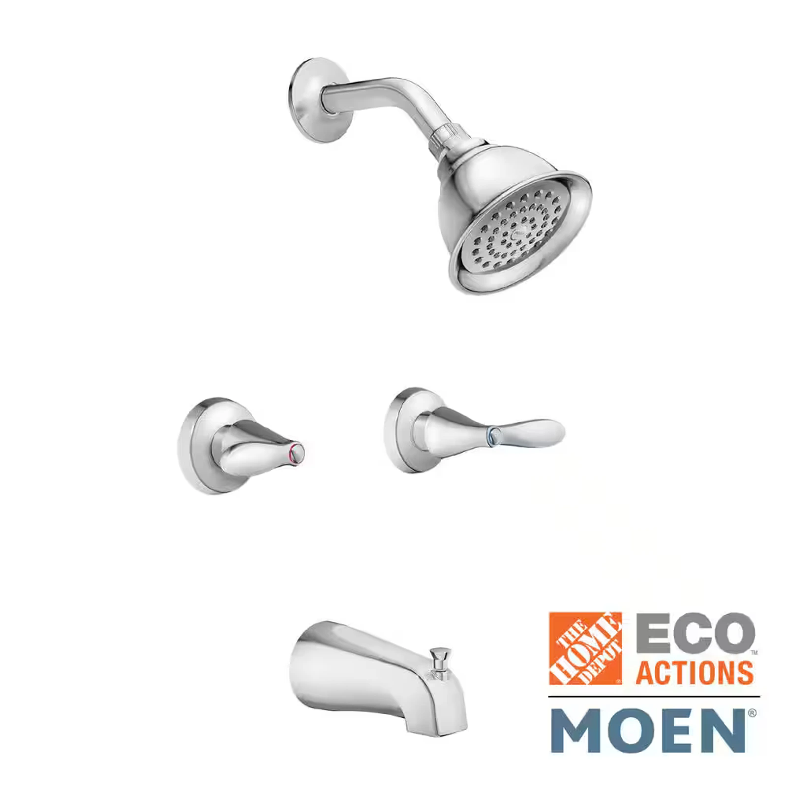 Moen Adler — Tina y regadera Cromo pulido - imagen 1
