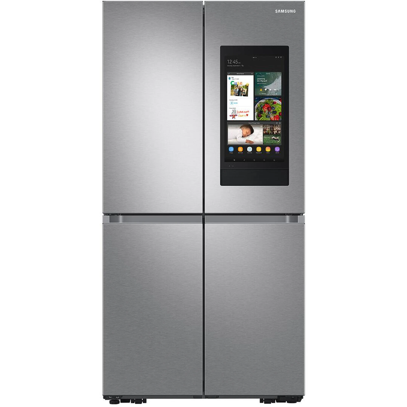 Refrigerador Samsung Family Hub 29 Pies Cúbicos 4 Puertas Pantalla Táctil Acero Inoxidable RF29A9771SR - imagen 1
