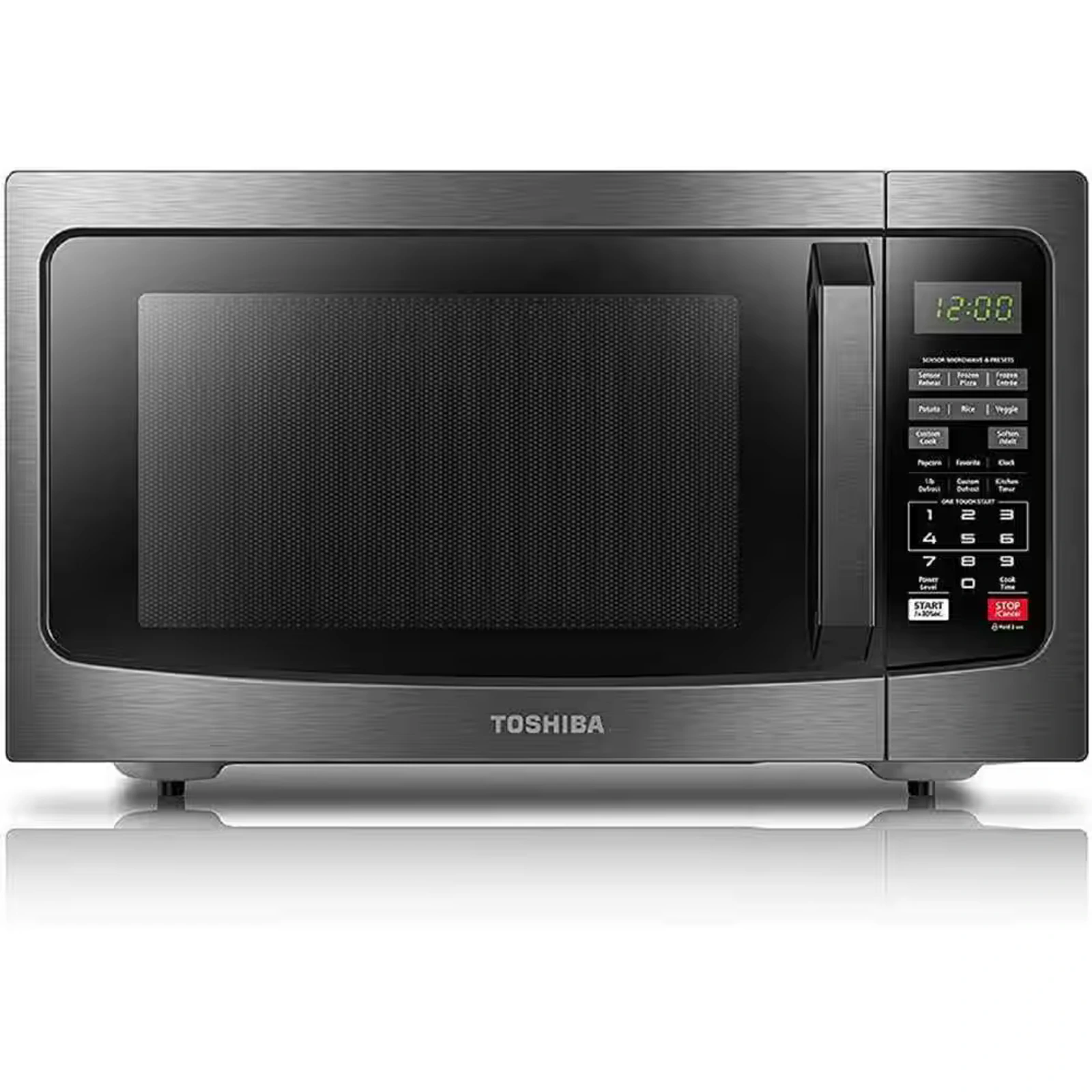 Toshiba — Microondas de encimera Negro acero inoxidable - imagen 1