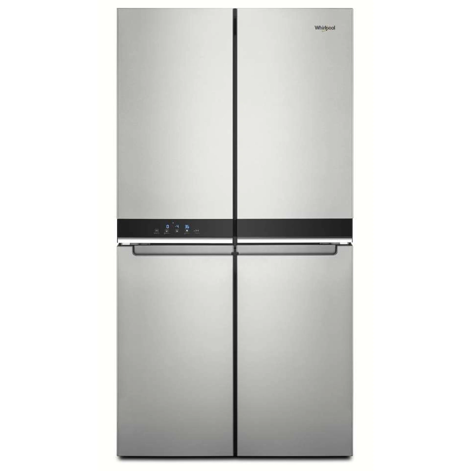 Refrigerador Whirlpool Quad Door 20 Pies Cúbicos Counter Depth Acero Inoxidable WRQA59CNKZ - imagen 1