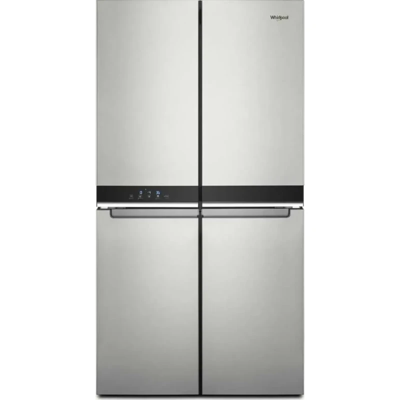 Refrigerador Whirlpool Quad Door 20 Pies Cúbicos Counter Depth Acero Inoxidable WRQA59CNKZ